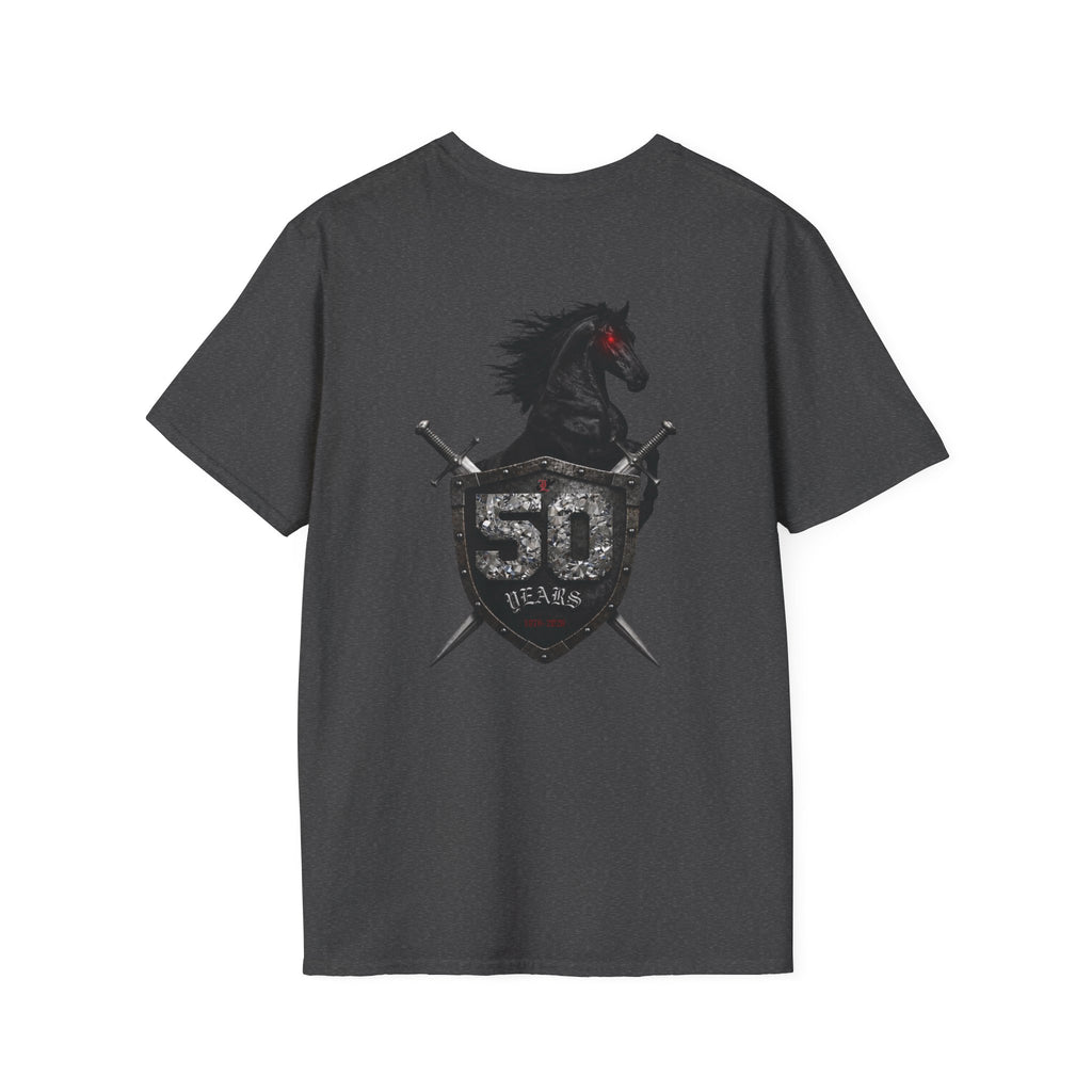 Unisex Softstyle T-Shirt; 50th Anniversary Football Tee