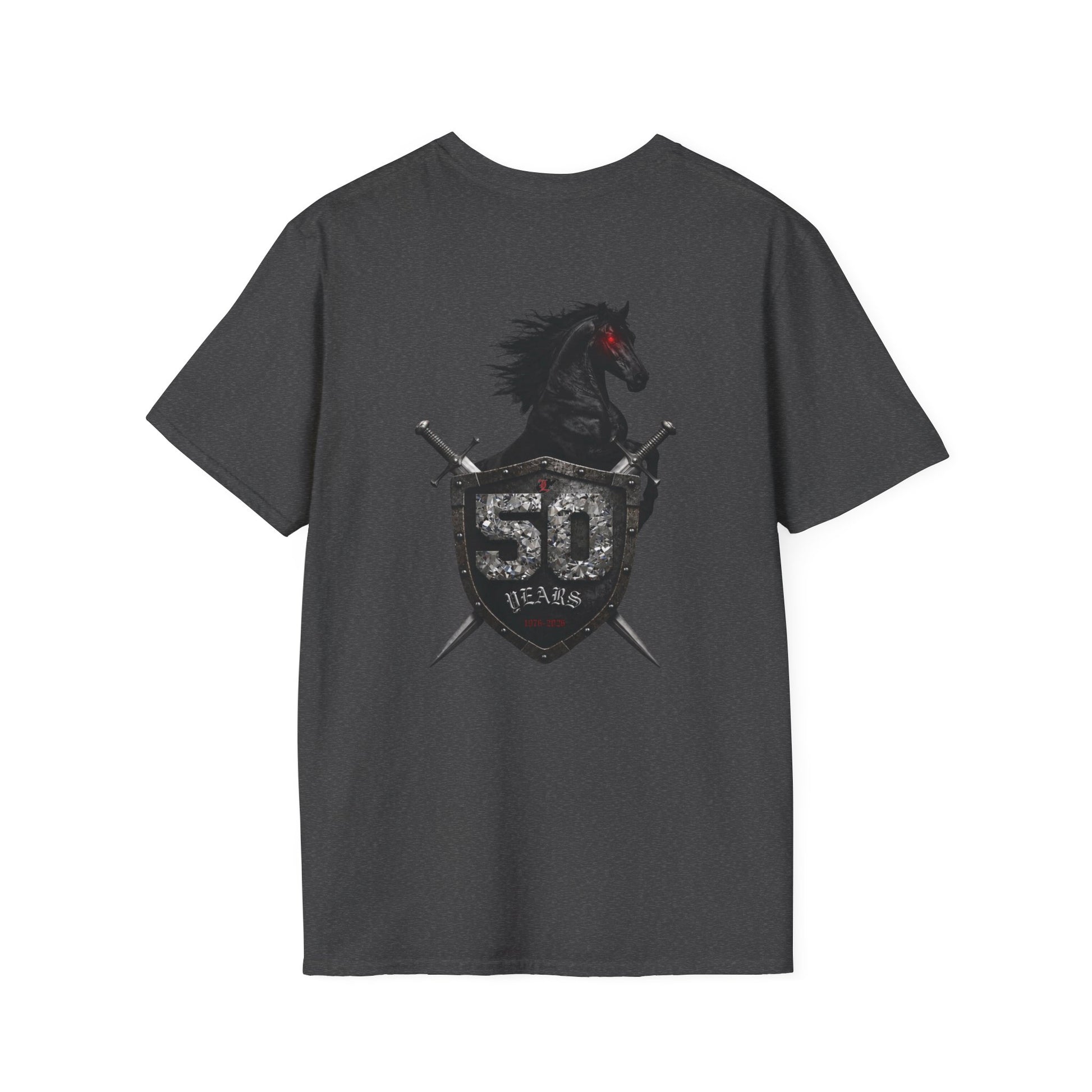 Unisex Softstyle T-Shirt; 50th Anniversary Football Tee