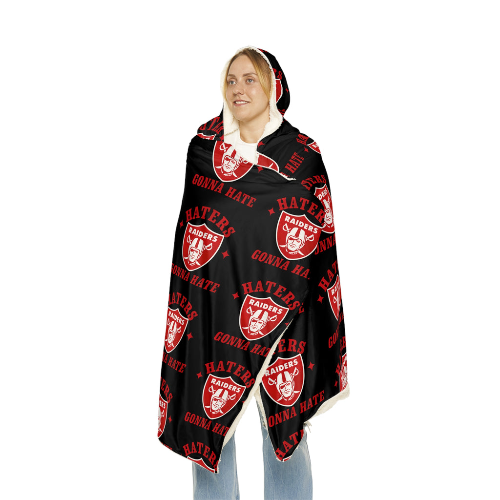 Black Snuggle Blanket - Liberty Raiders "Haters Gonna Hate"