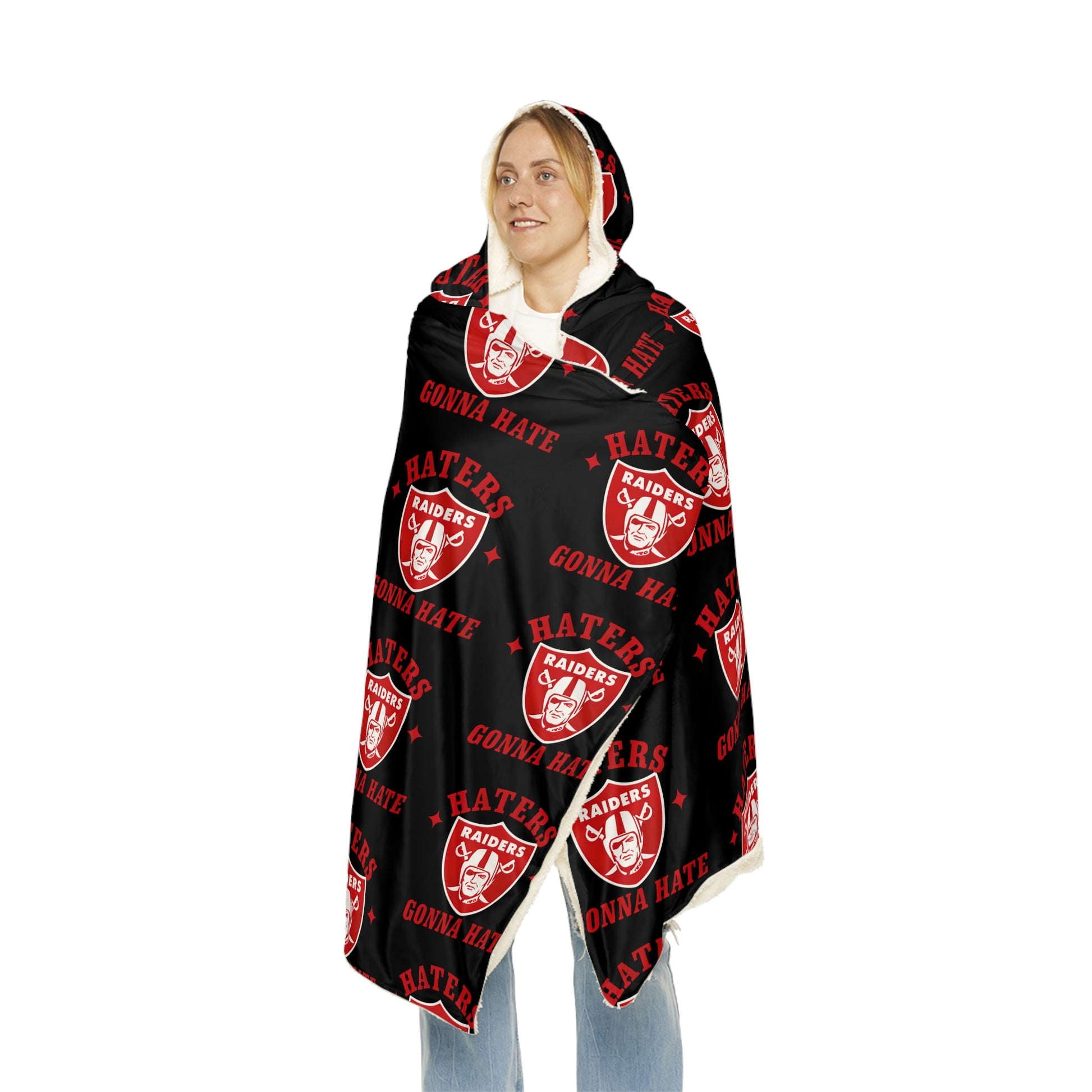 Black Snuggle Blanket - Liberty Raiders "Haters Gonna Hate"