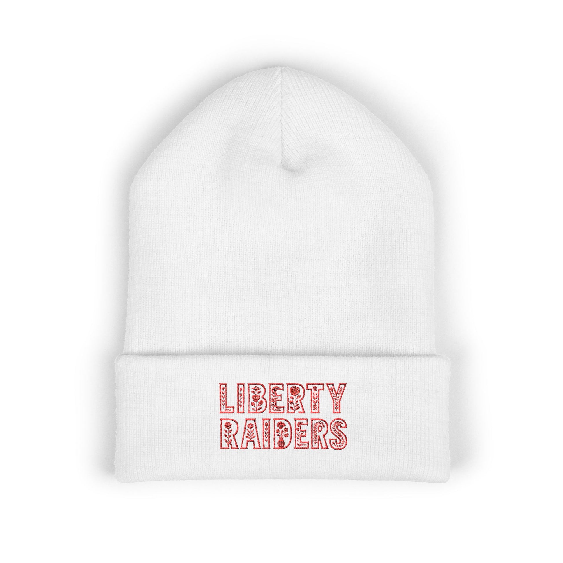 Classic Cuffed Beanie - Liberty Raiders "Flowered"