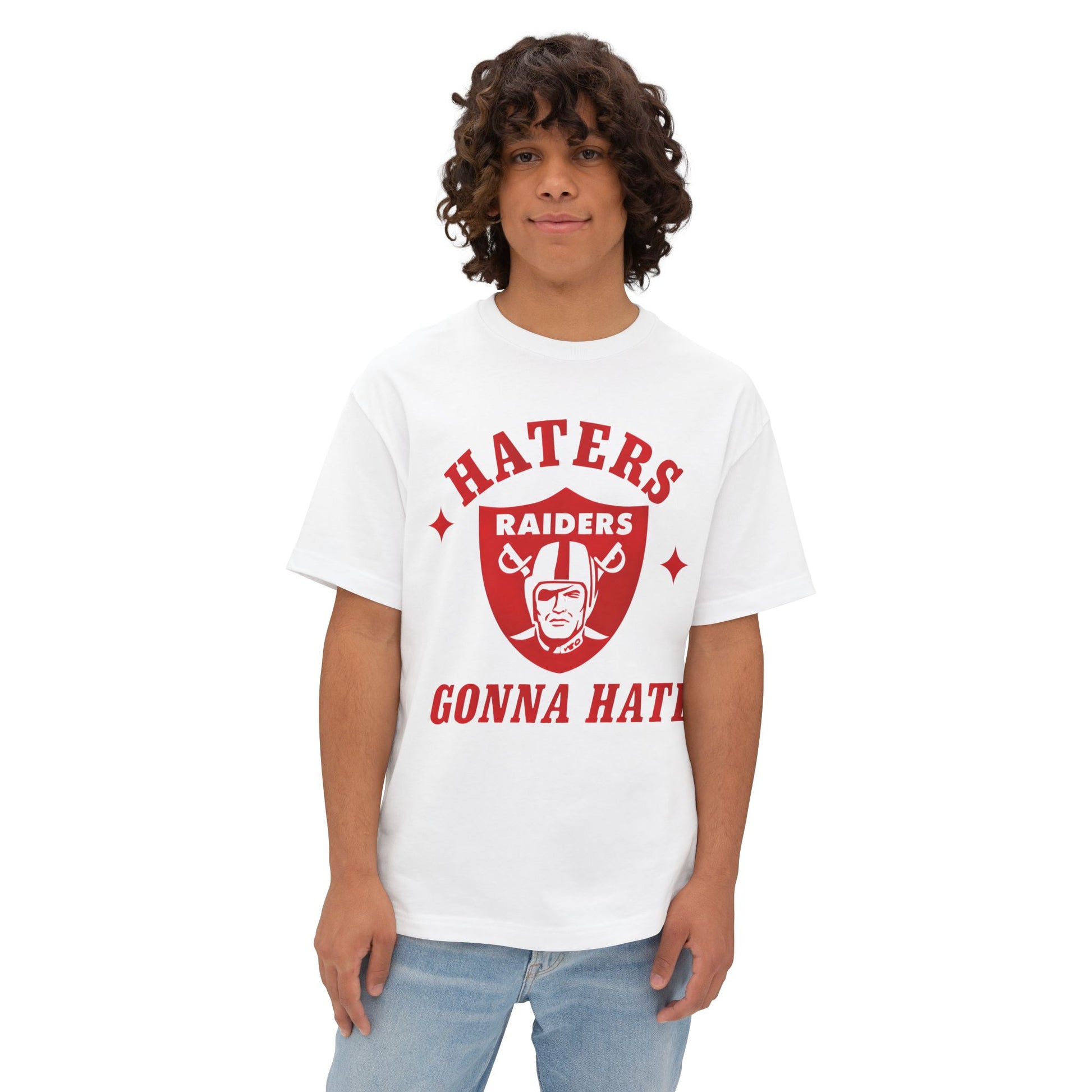 Retro Boxy Tee - Liberty Raiders "Haters Gonna Hate"
