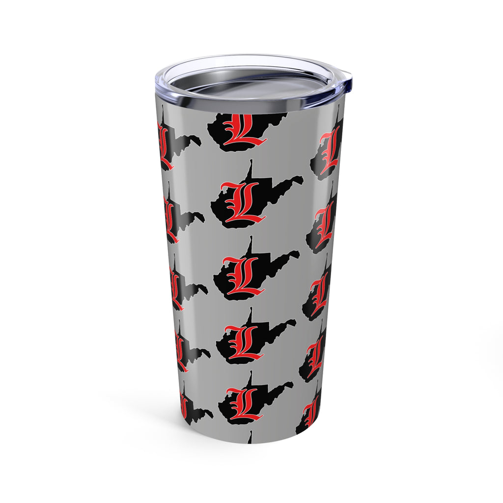 20oz Tumbler - Liberty Raiders "WV Outline Logo"