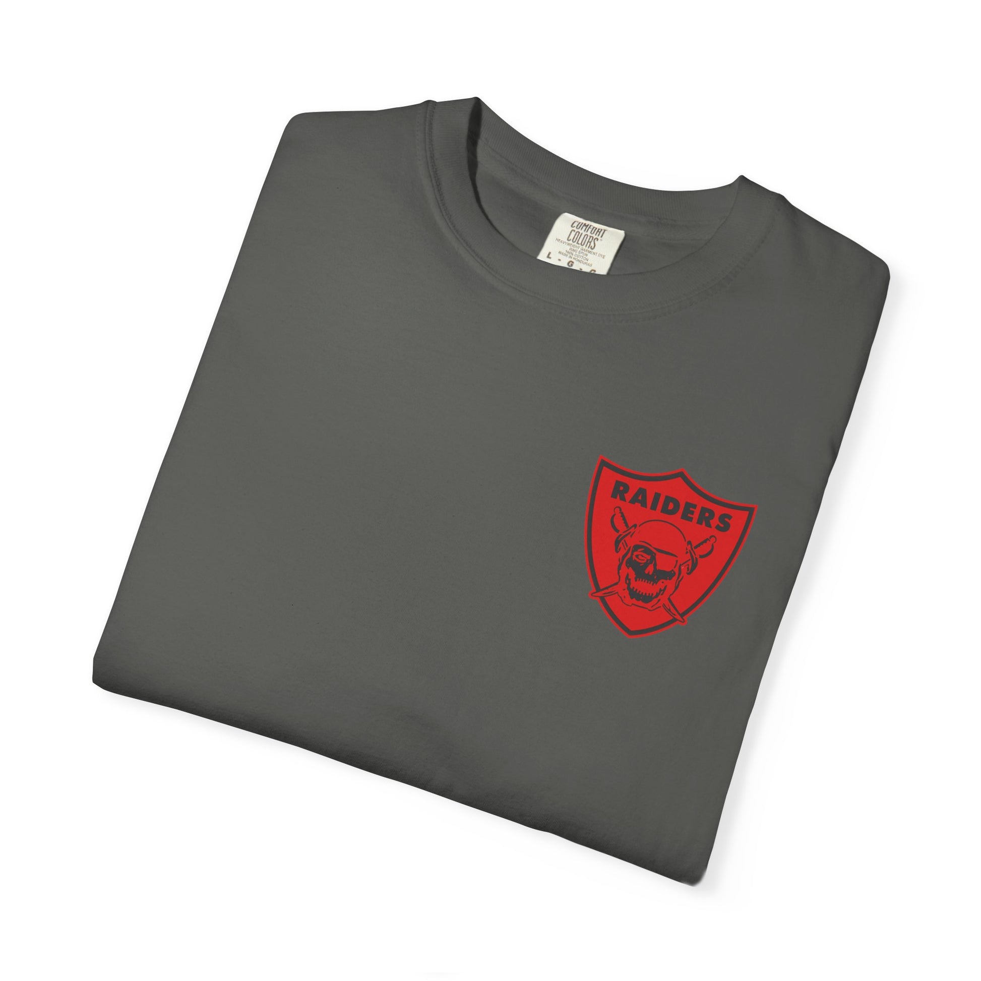 Unisex Garment-Dyed T-shirt; LHS vintage logo tee