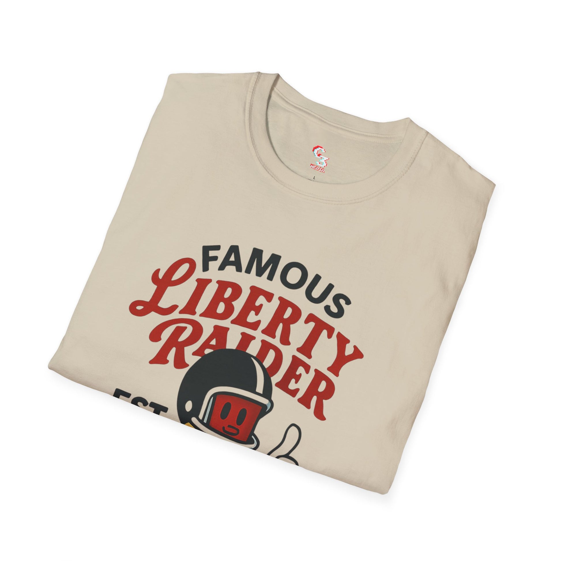 Vintage Football Tee - Liberty Raiders "Famous Hot Dogs"