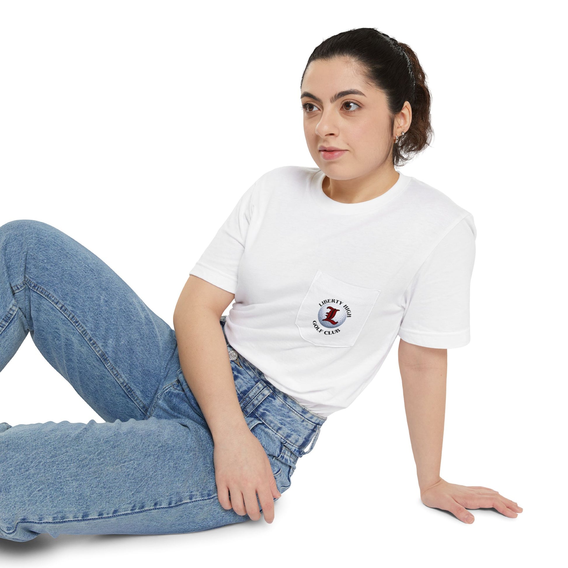 Pocket T-shirt - Liberty Raiders "Golf Team"