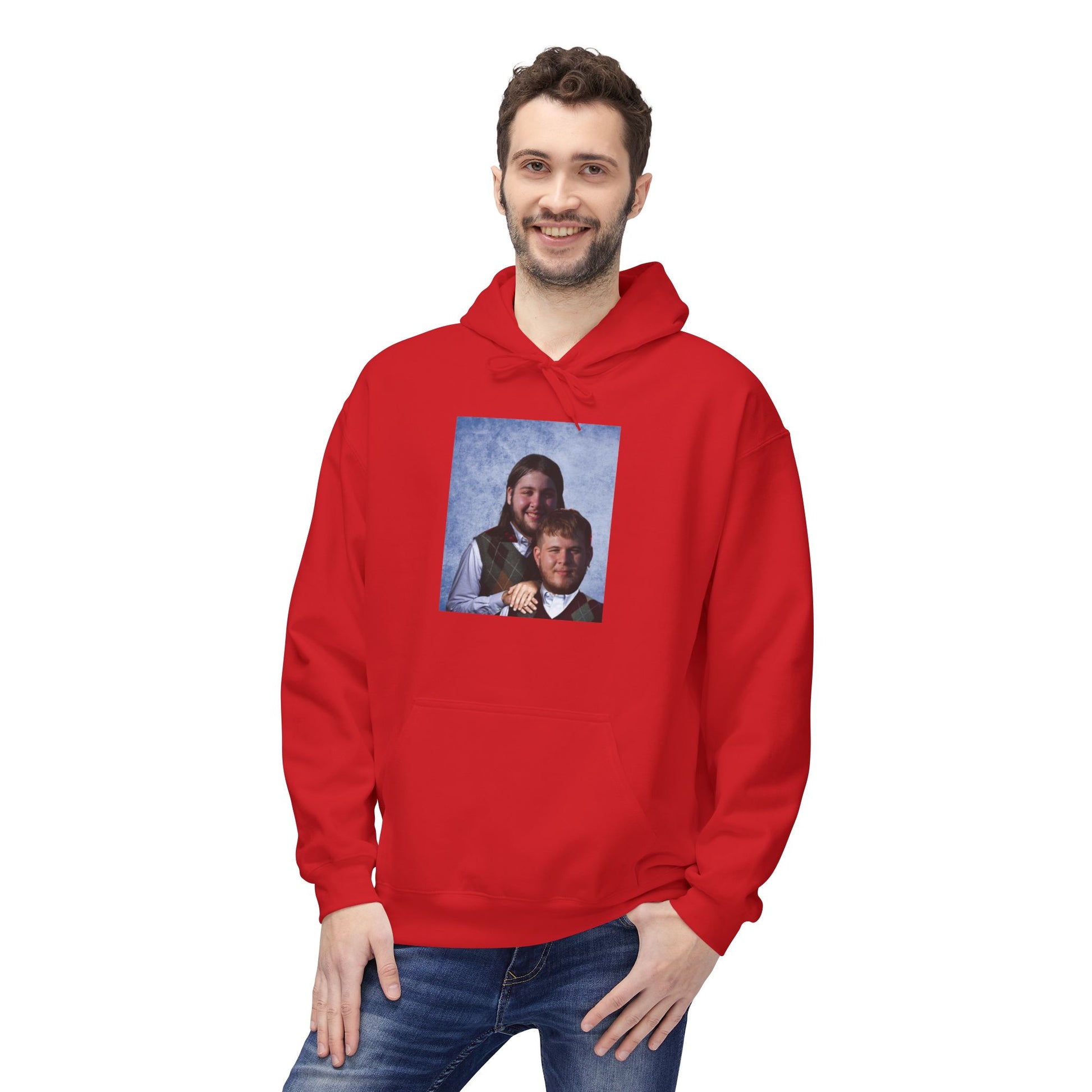 Unisex Midweight Softstyle Fleece Hoodie; Alex Jarrell and Connor Acord Step Brothers