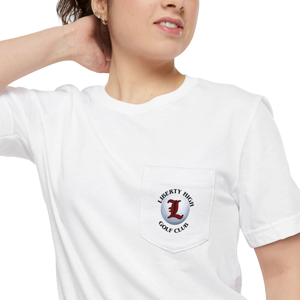 Pocket T-shirt - Liberty Raiders "Golf Team"