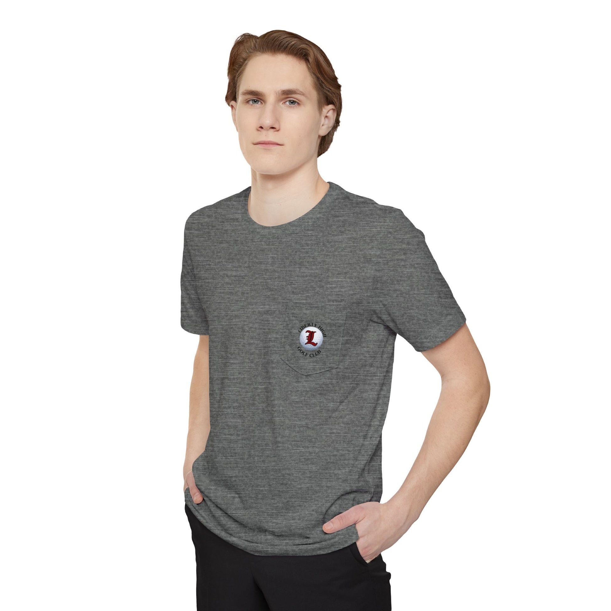 Pocket T-shirt - Liberty Raiders "Golf Team"
