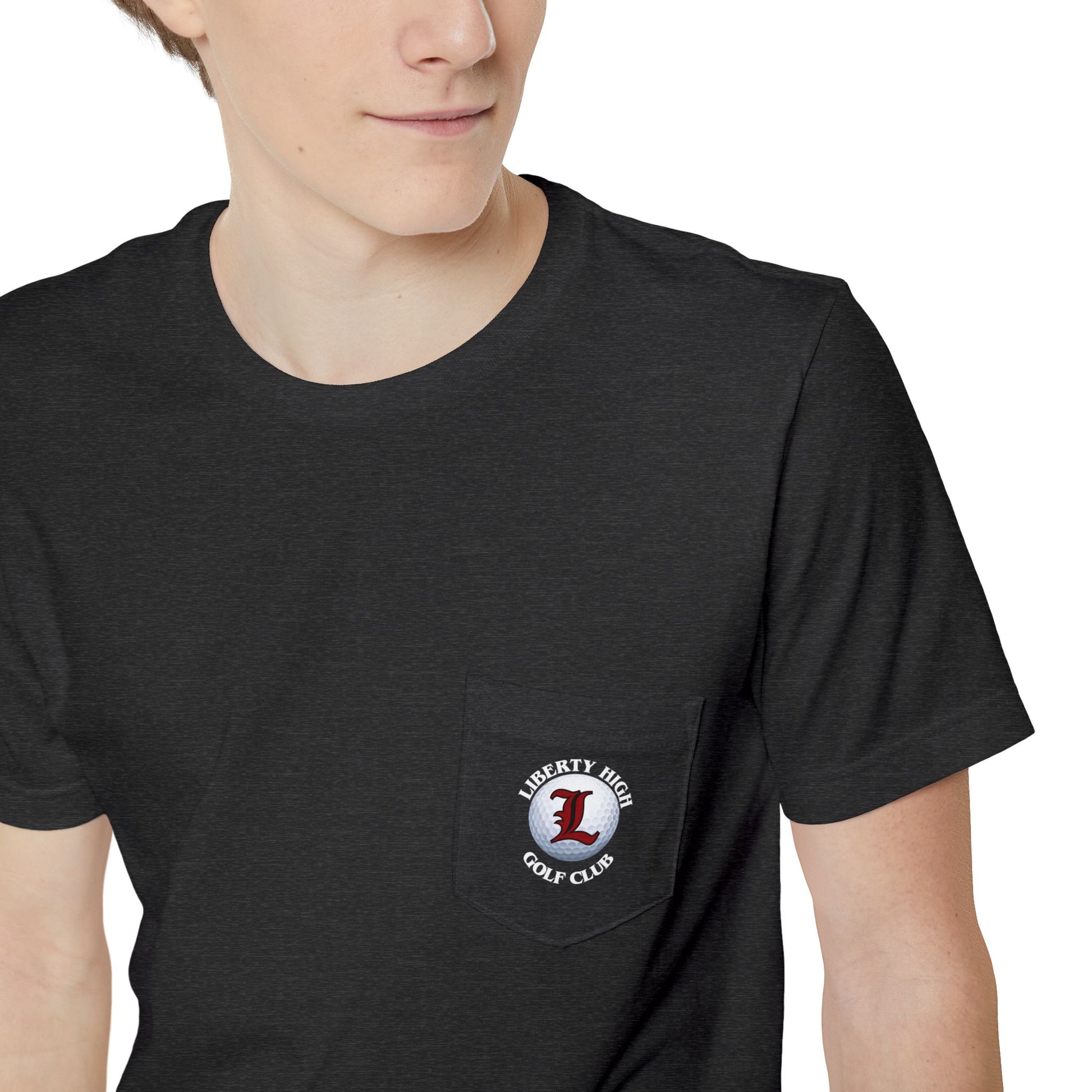 Pocket T-shirt - Liberty Raiders "Golf Team"