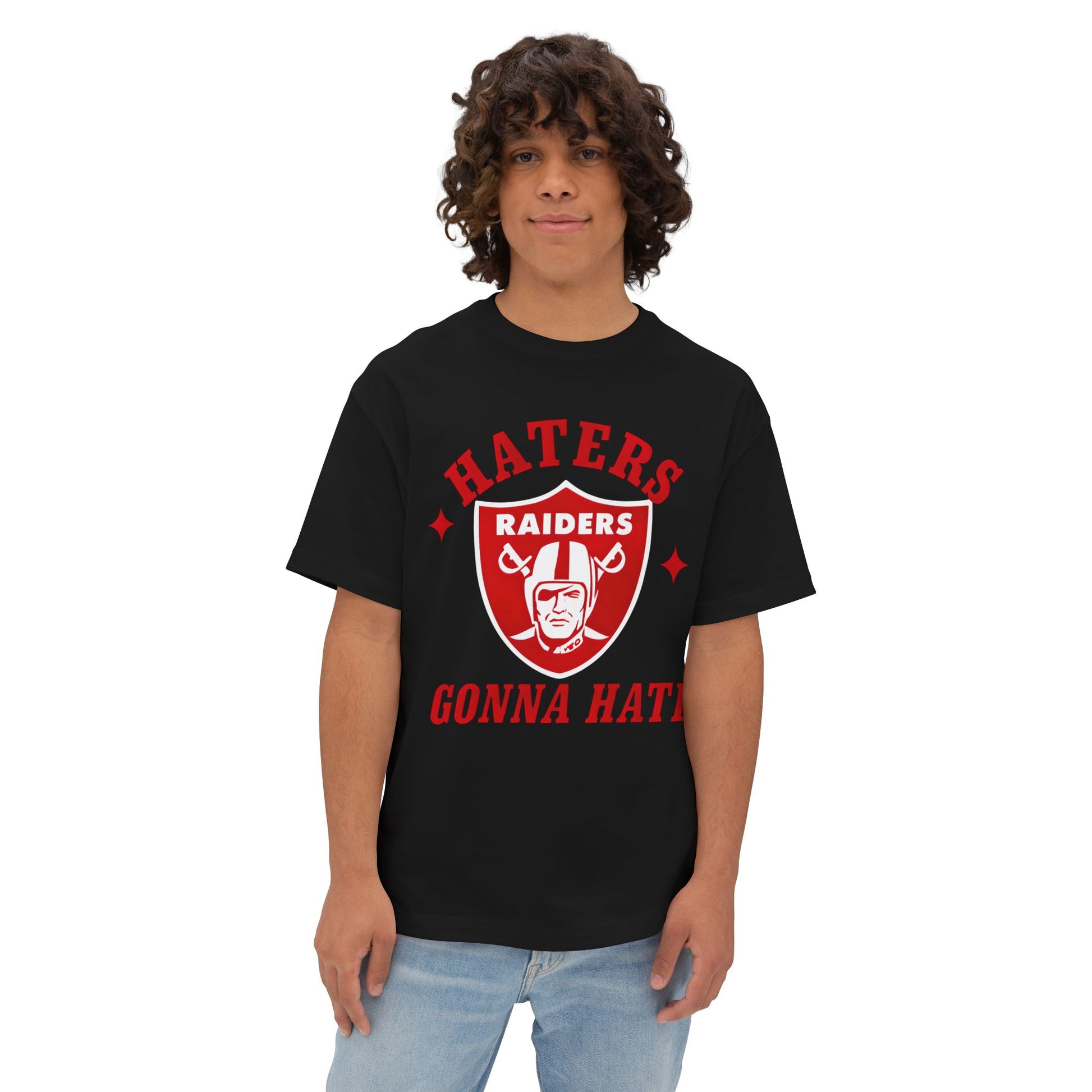 Retro Boxy Tee - Liberty Raiders "Haters Gonna Hate"