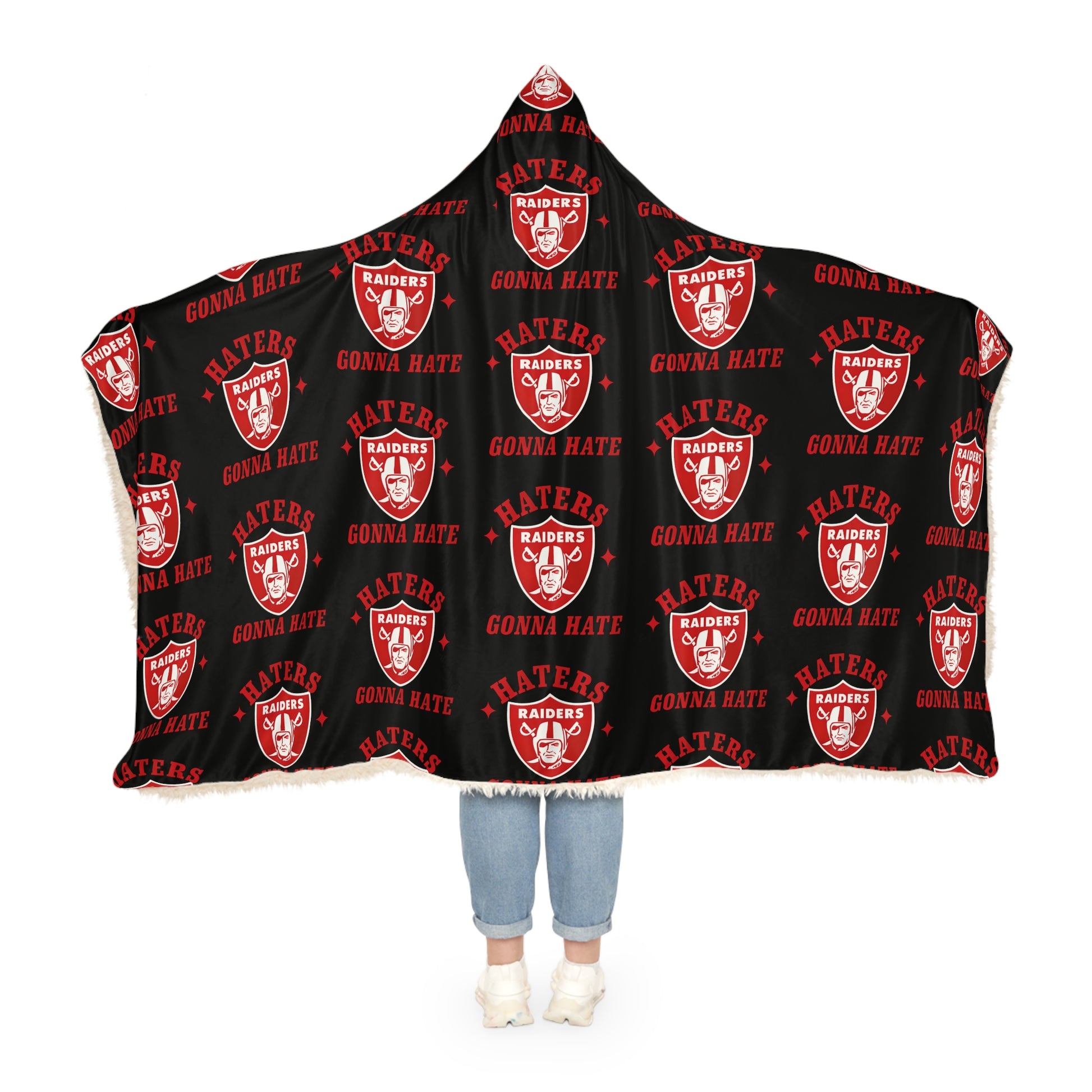 Black Snuggle Blanket - Liberty Raiders "Haters Gonna Hate"
