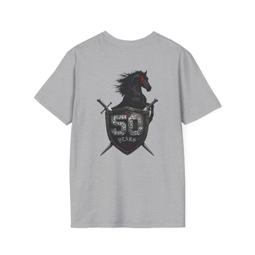 Unisex Softstyle T-Shirt; 50th Anniversary Football Tee
