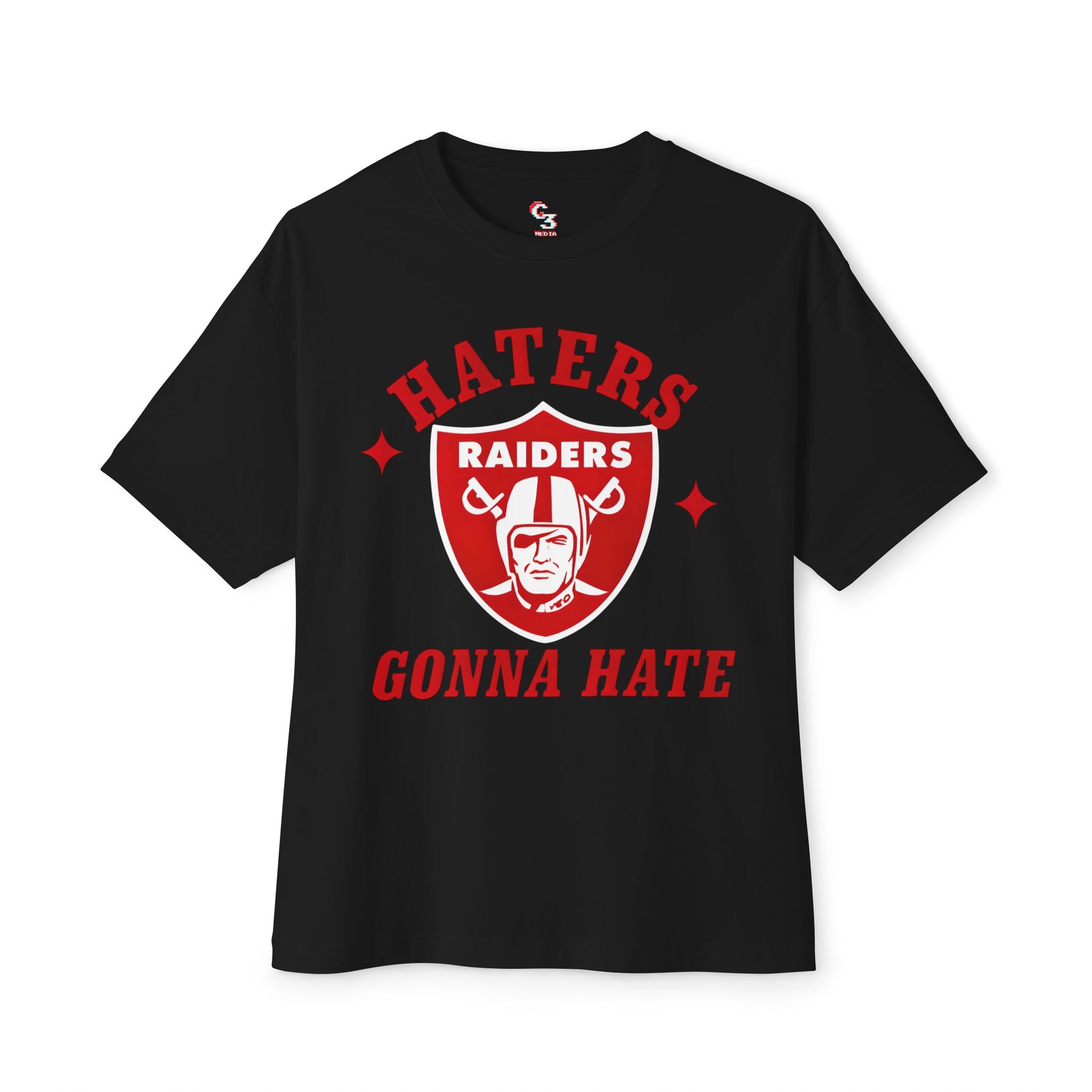 Retro Boxy Tee - Liberty Raiders "Haters Gonna Hate"